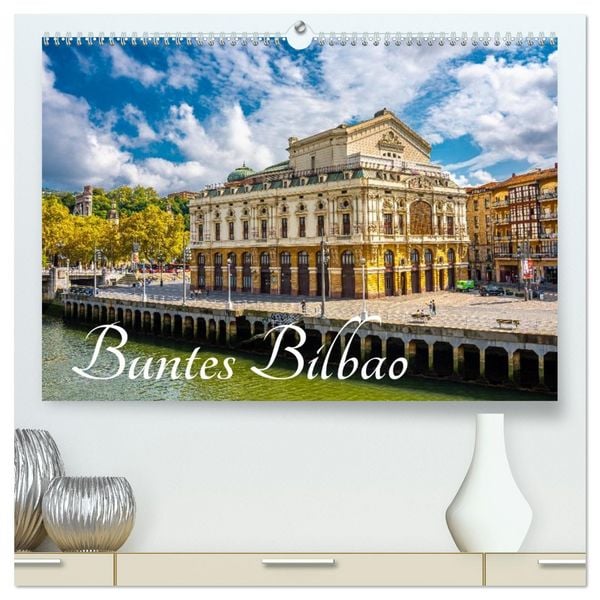 Produktbild: Buntes Bilbao (hochwertiger Premium Wandkalender 2027 DIN A2 quer), Kunstdruck in Hochglanz