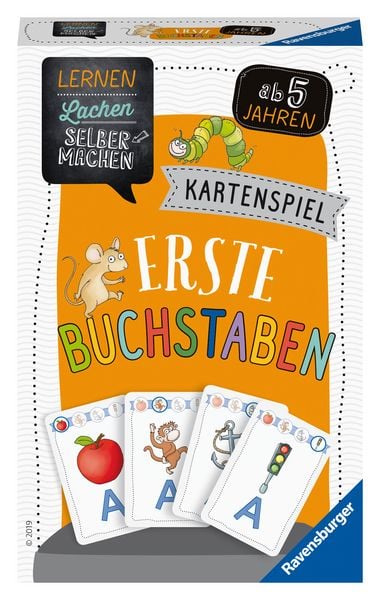 Produktbild: Lernen Lachen Selbermachen: Erste Buchstaben - Kartenspiel ab 5 Jahre