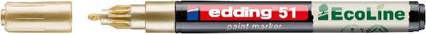 Produktbild: Edding 51 EcoLine 4-51-053 Lackmarker Gold 1 mm, 2mm