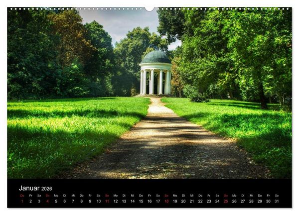 Produktbild: Dessau - Kulturlandschaft (Wandkalender 2026 DIN A2 quer), CALVENDO Monatskalender