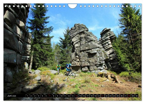 Produktbild: Mountainbike Traumpfade (Wandkalender 2026 DIN A4 quer), CALVENDO Monatskalender