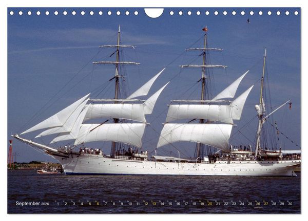 Produktbild: Analoge Fotografie Tall Ships Sail 1995 Bremerhaven (Wandkalender 2026 DIN A4 quer), CALVENDO Monatskalender