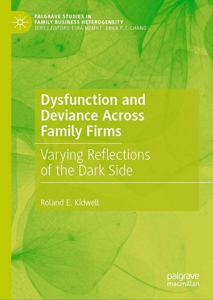 Produktbild: Dysfunction and Deviance Across Family Firms