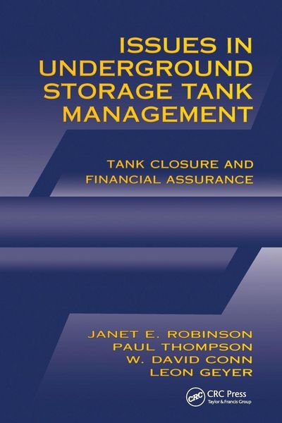 Produktbild: Issues in Underground Storage Tank Management Ust Closure and Financial Assurance