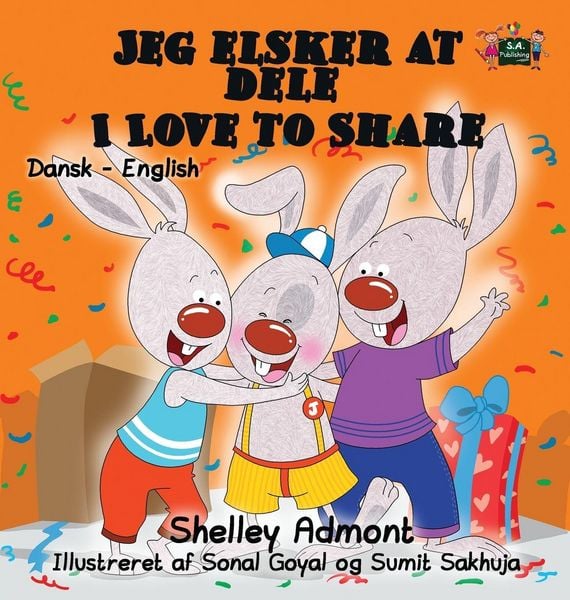 Produktbild: Jeg elsker at dele - I Love to Share