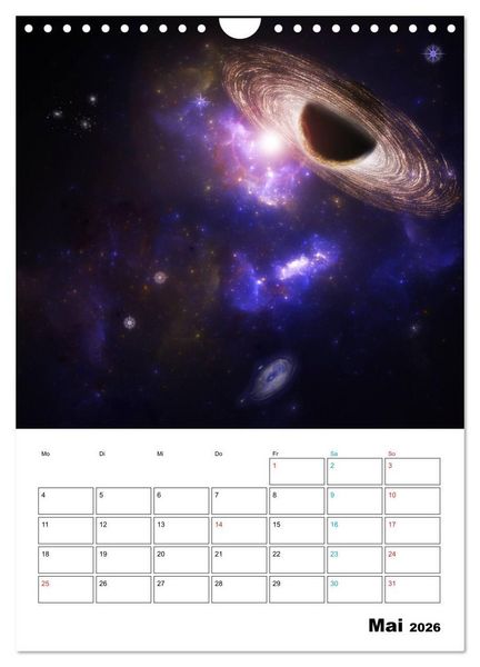Produktbild: Im Weltraum (Wandkalender 2026 DIN A4 hoch), CALVENDO Monatskalender