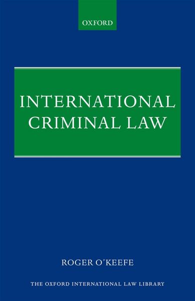 Produktbild: International Criminal Law