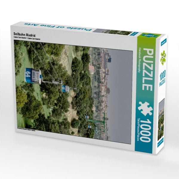 Produktbild: CALVENDO Puzzle Seilbahn Madrid | 1000 Teile Lege-Gr&ouml;&szlig;e 64x48cm Foto-Puzzle f&uuml;r gl&uuml;ckliche Stunden