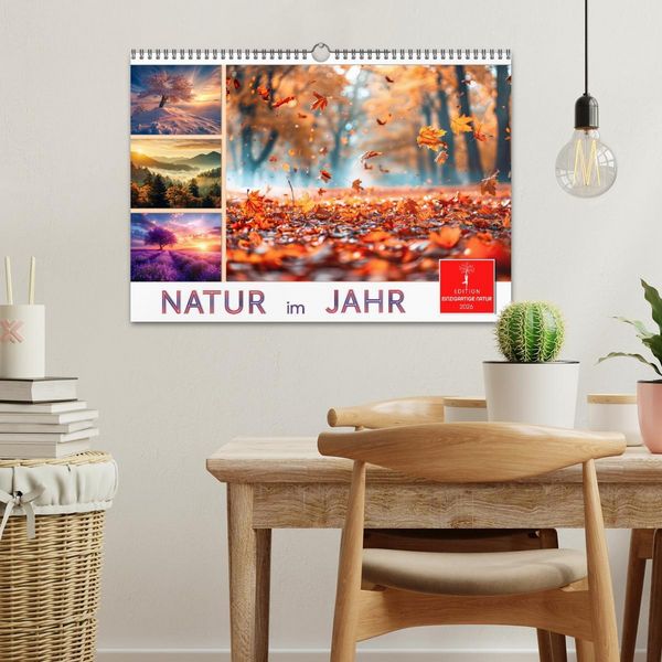 Produktbild: Natur im Jahr (Wandkalender 2026 DIN A3 quer), CALVENDO Monatskalender