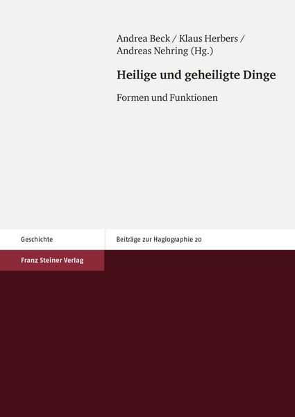 Produktbild: Heilige und geheiligte Dinge