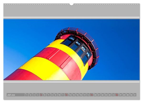 Produktbild: Der Pilsumer Leuchtturm (Wandkalender 2026 DIN A2 quer), CALVENDO Monatskalender
