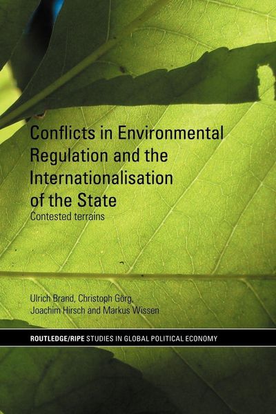 Produktbild: Conflicts in Environmental Regulation and the Internationalisation of the State