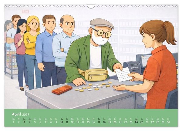 Produktbild: Ich bin noch nicht fertig - Opa Edition (Wandkalender 2027 DIN A3 quer), CALVENDO Monatskalender