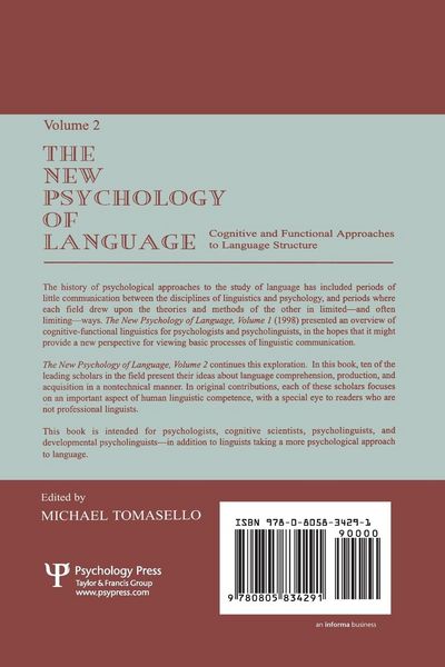 Produktbild: The New Psychology of Language