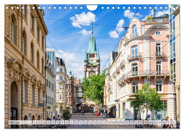 Produktbild: Freiburg im Breisgau Impressionen (Wandkalender 2026 DIN A4 quer), CALVENDO Monatskalender