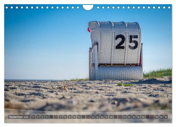 Produktbild: Hooksiel im Friesland (Wandkalender 2026 DIN A4 quer), CALVENDO Monatskalender