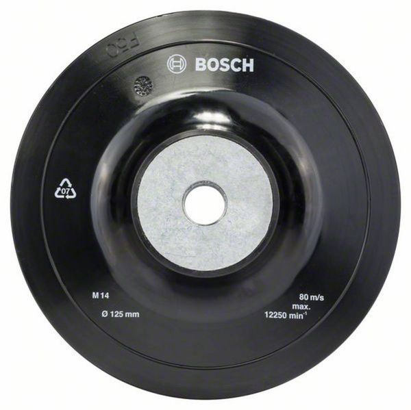 Bosch Accessories 1608601033 Stützteller Standard, M14, 125 mm, 12 500 U/min Durchmesser 125 mm