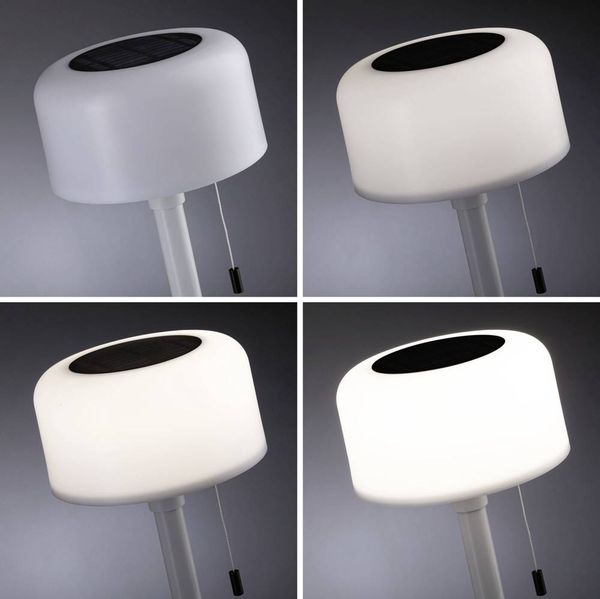Produktbild: Paulmann 94606 Bartja Solar-Tischlampe 1.6W Warmwei&szlig; Wei&szlig;