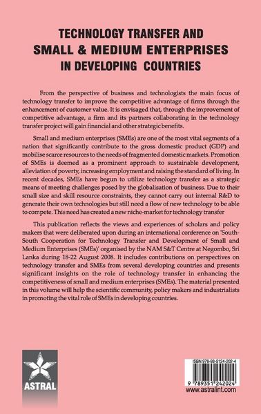 Produktbild: Technology Transfer and Small & Medium Enterprises in Developing Countries/Nam S&T Centre