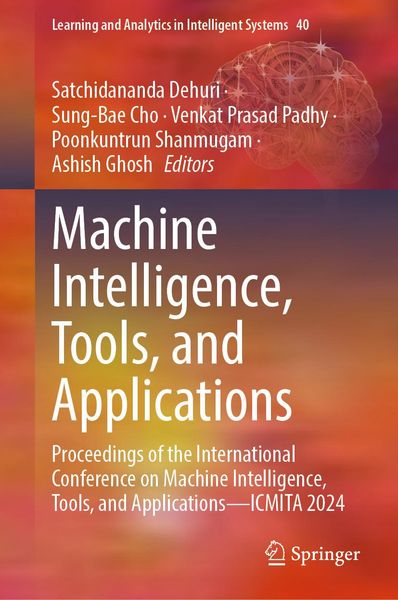 Produktbild: Machine Intelligence, Tools, and Applications