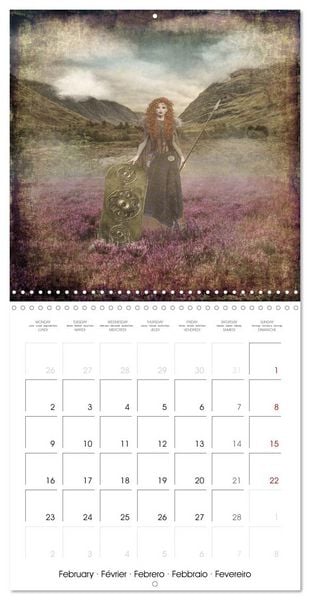 Produktbild: Lady Legends Fantasy Art (Wall Calendar 2026 12 &times; 12 Inch) CALVENDO 12 Month Wall Calendar