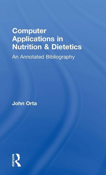 Produktbild: Computer Applications in Nutrition & Dietetics