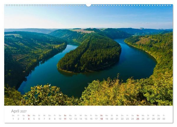 Produktbild: TH&Uuml;RINGEN 2027 (Wandkalender 2027 DIN A2 quer), CALVENDO Monatskalender