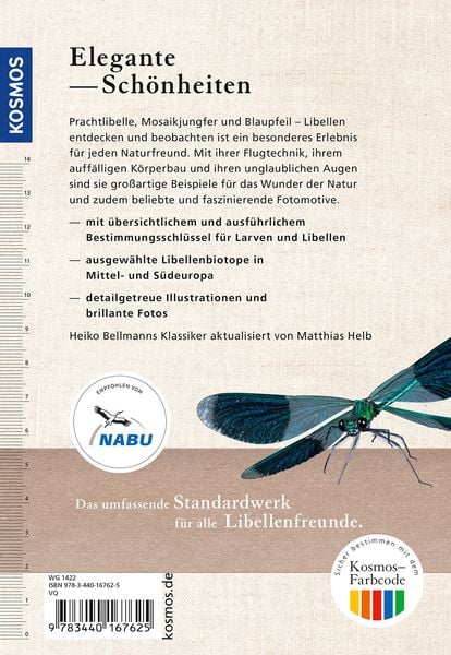 Produktbild: Der Kosmos Libellenf&uuml;hrer