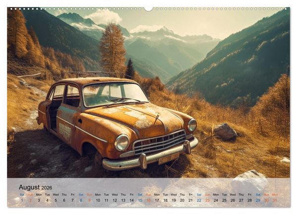 Produktbild: Old machine - nobody's child (Wall Calendar 2026 DIN A2 landscape), CALVENDO 12 Month Wall Calendar