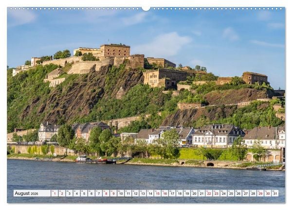 Produktbild: Der Rhein (hochwertiger Premium Wandkalender 2026 DIN A2 quer), Kunstdruck in Hochglanz