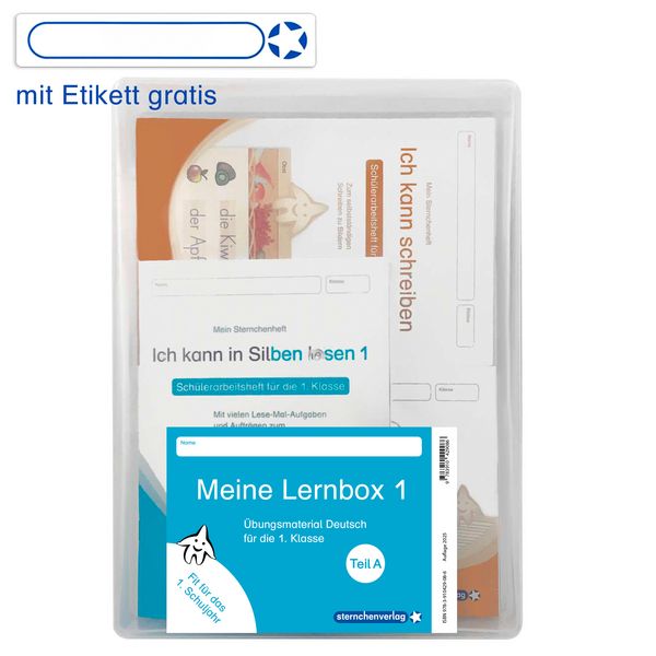 Produktbild: Meine Lernbox 1 - Teil A - Deutsch - Fit f&uuml;r das 1. Schuljahr