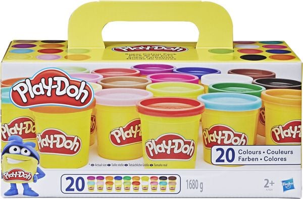 Hasbro - Play-Doh - Super Farbenset, 20er Pack