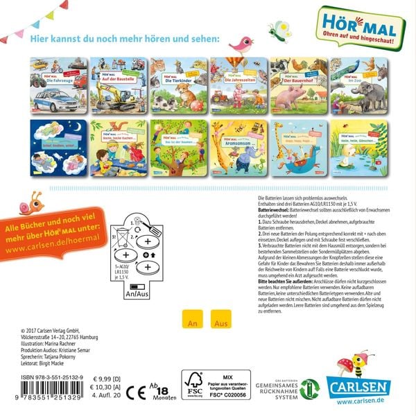 Produktbild: Hör mal (Soundbuch): Verse für Kleine: Das ist der Daumen ... - ab 18 Monaten