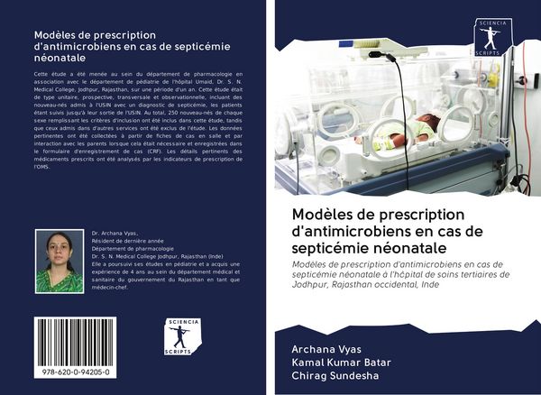 Produktbild: Mod&egrave;les de prescription d'antimicrobiens en cas de septic&eacute;mie n&eacute;onatale