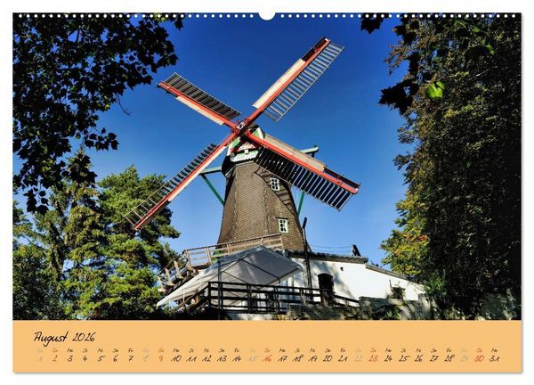 Produktbild: Bergedorf Hamburgs Perle an der Bille (hochwertiger Premium Wandkalender 2026 DIN A2 quer), Kunstdruck in Hochglanz
