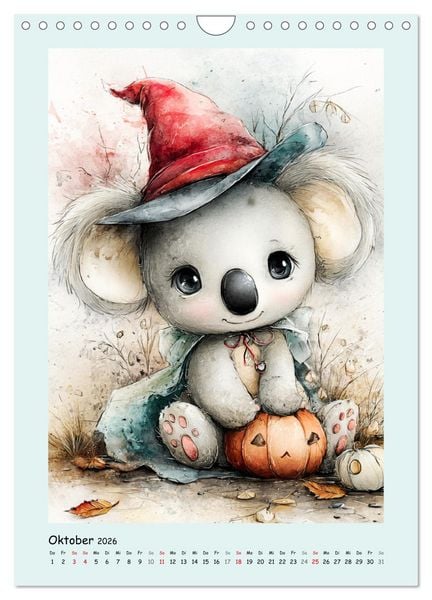 Produktbild: Koala-Abenteuer. Bezaubernde Aquarell-Momente (Wandkalender 2026 DIN A4 hoch), CALVENDO Monatskalender