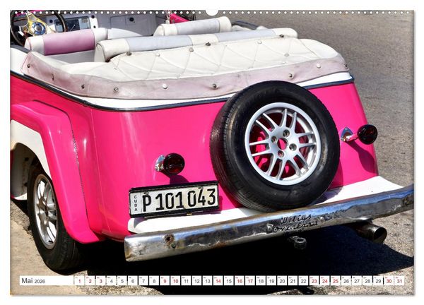 Produktbild: Best of Jeepster - Das Cabrio von Willys-Overland (hochwertiger Premium Wandkalender 2026 DIN A2 quer), Kunstdruck in Hochglanz