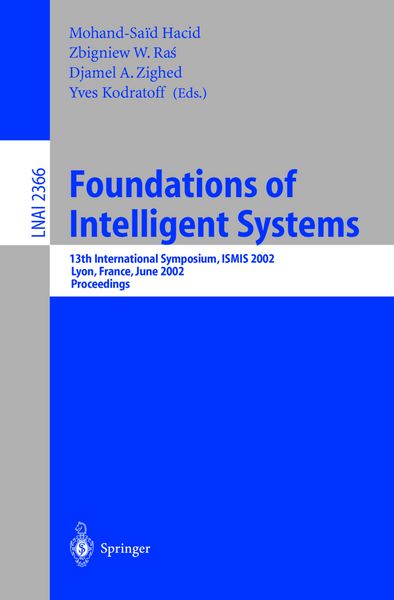 Produktbild: Foundations of Intelligent Systems