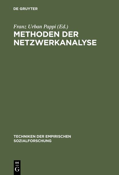Produktbild: Methoden der Netzwerkanalyse