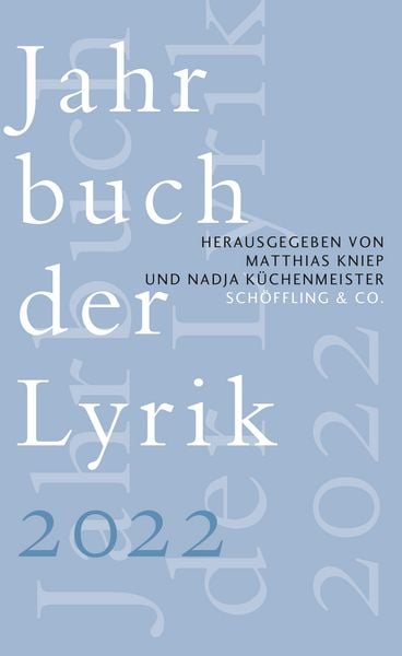 Produktbild: Jahrbuch der Lyrik 2022