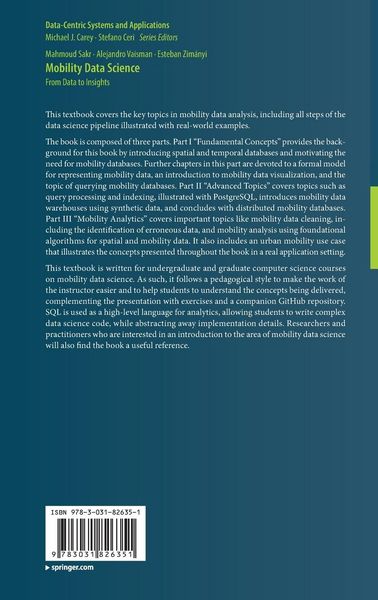 Produktbild: Mobility Data Science