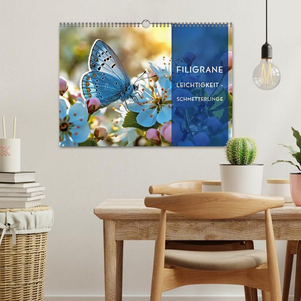 Produktbild: Filigrane Leichtigkeit - Schmetterlinge (Wandkalender 2026 DIN A3 quer), CALVENDO Monatskalender