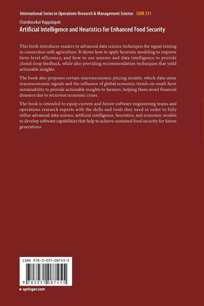 Produktbild: Artificial Intelligence and Heuristics for Enhanced Food Security
