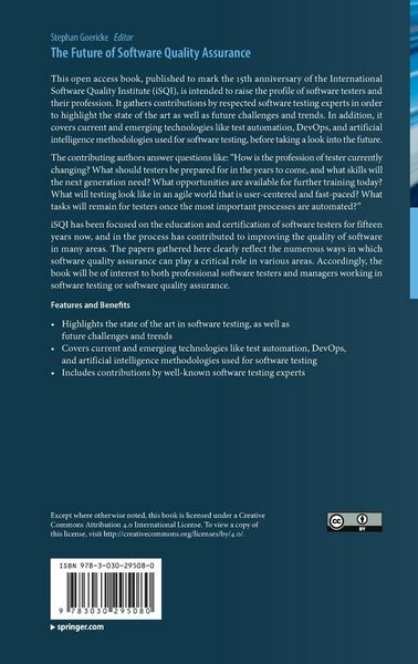 Produktbild: The Future of Software Quality Assurance