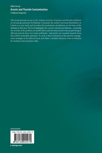 Produktbild: Arsenic and Fluoride Contamination