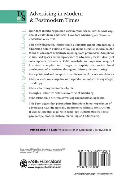 Produktbild: Advertising in Modern and Postmodern Times