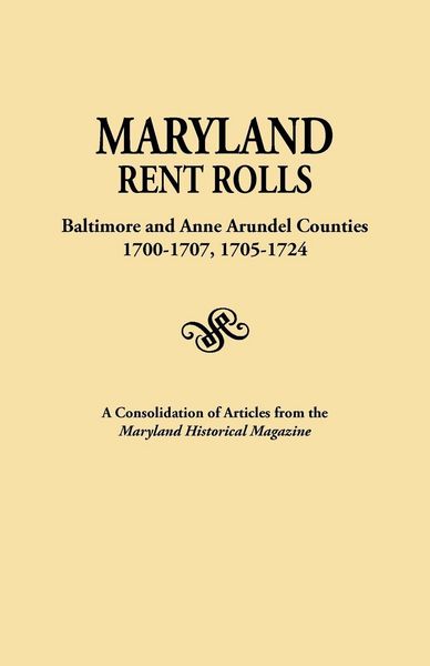 Produktbild: Maryland Rent Rolls