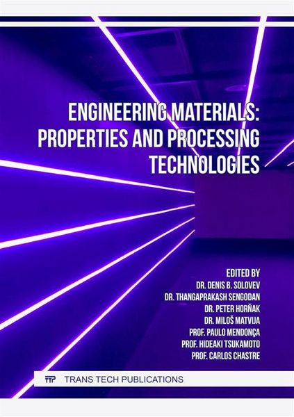 Produktbild: Engineering Materials: Properties and Processing Technologies