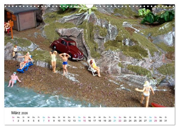 Produktbild: Bella Italia im Modell (Wandkalender 2026 DIN A3 quer), CALVENDO Monatskalender