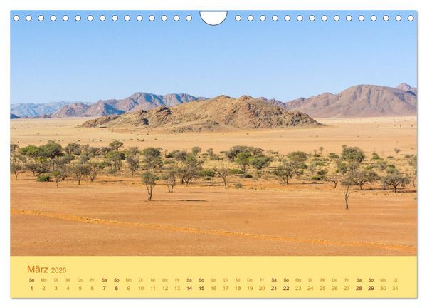 Produktbild: Namib Naukluft National Park - Unendliche W&uuml;ste (Wandkalender 2026 DIN A4 quer), CALVENDO Monatskalender